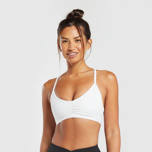 Top Silueta Fit – Blanco