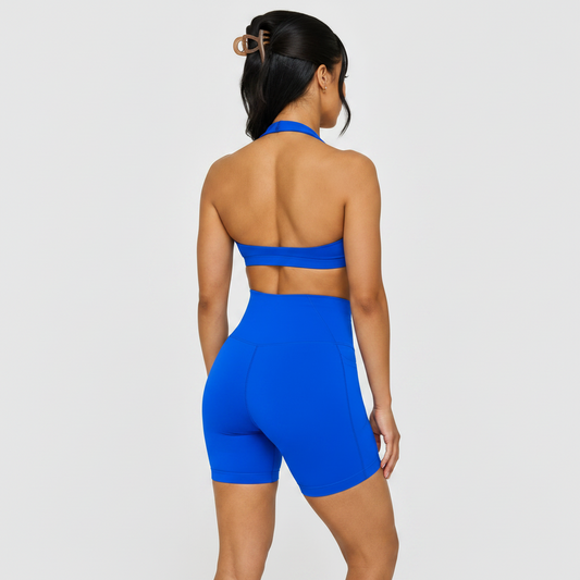 Top Deportivo Moldeador — Azul Eléctrico