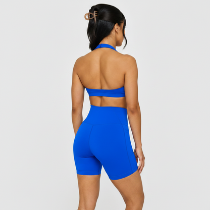 Top Deportivo Moldeador — Azul Eléctrico