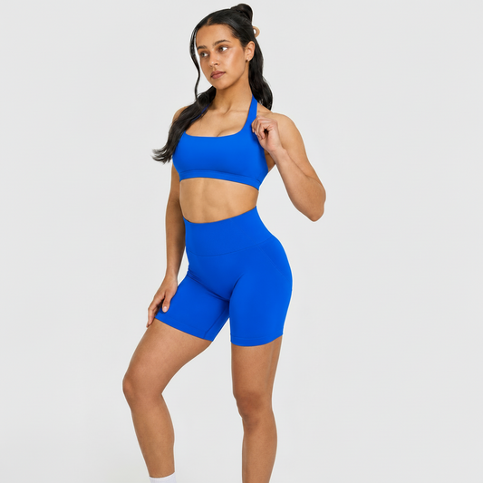Top Deportivo Moldeador — Azul Eléctrico