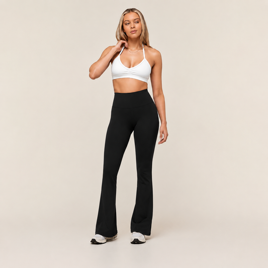 Conjunto Deportivo Top + Leggings Flare