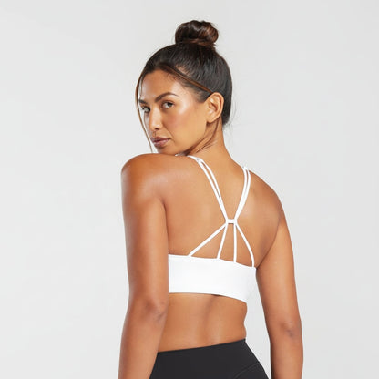 Top Silueta Fit – Blanco