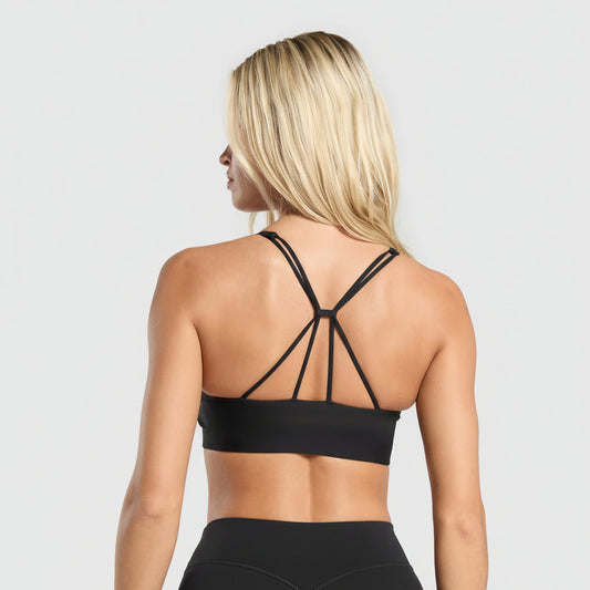 Top Silueta Fit – Negro