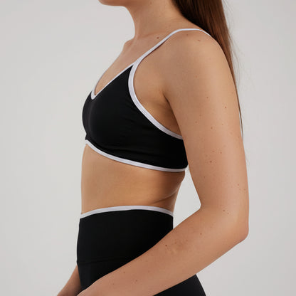 Top Deportivo Sculpt con Tirantes Negro