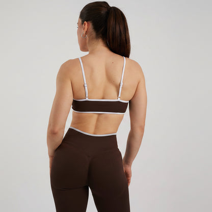 Top Deportivo Sculpt con Tirantes Marrón