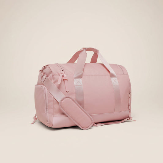Bolsa de Gimnasio Femenina Premium Rosa Claro