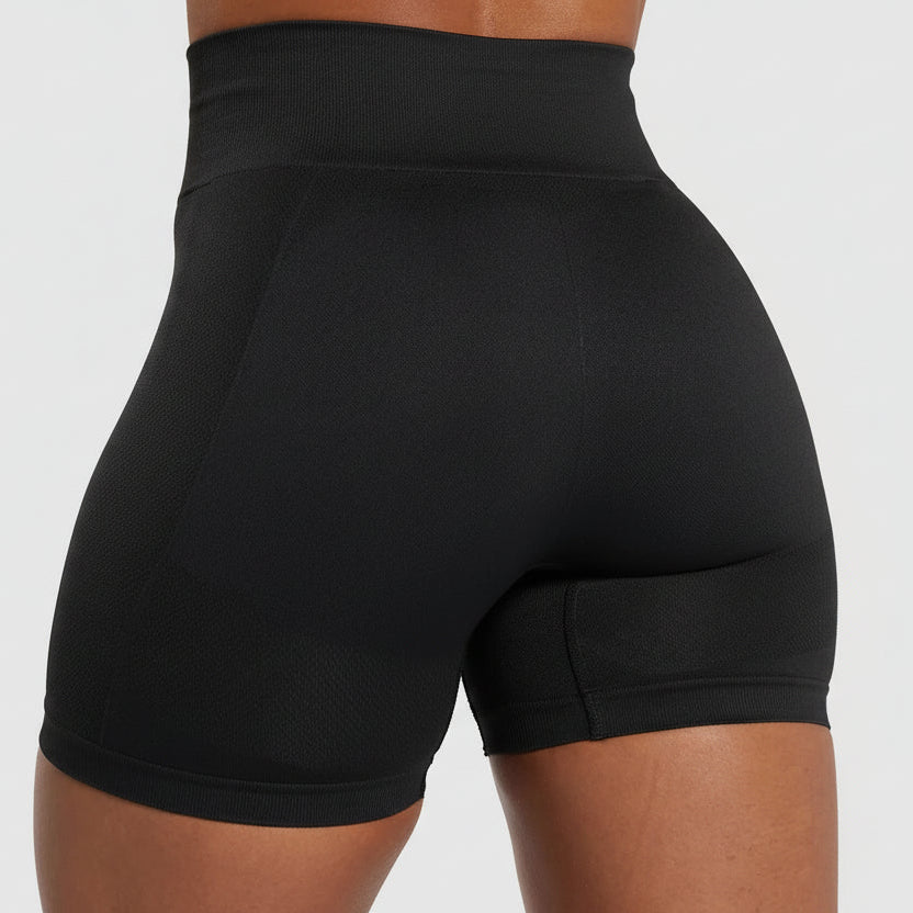 HYFIT Shorts Cortos Flexibles Negro