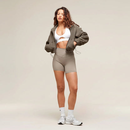 Top Deportivo con Diseño Cut-Out Blanco